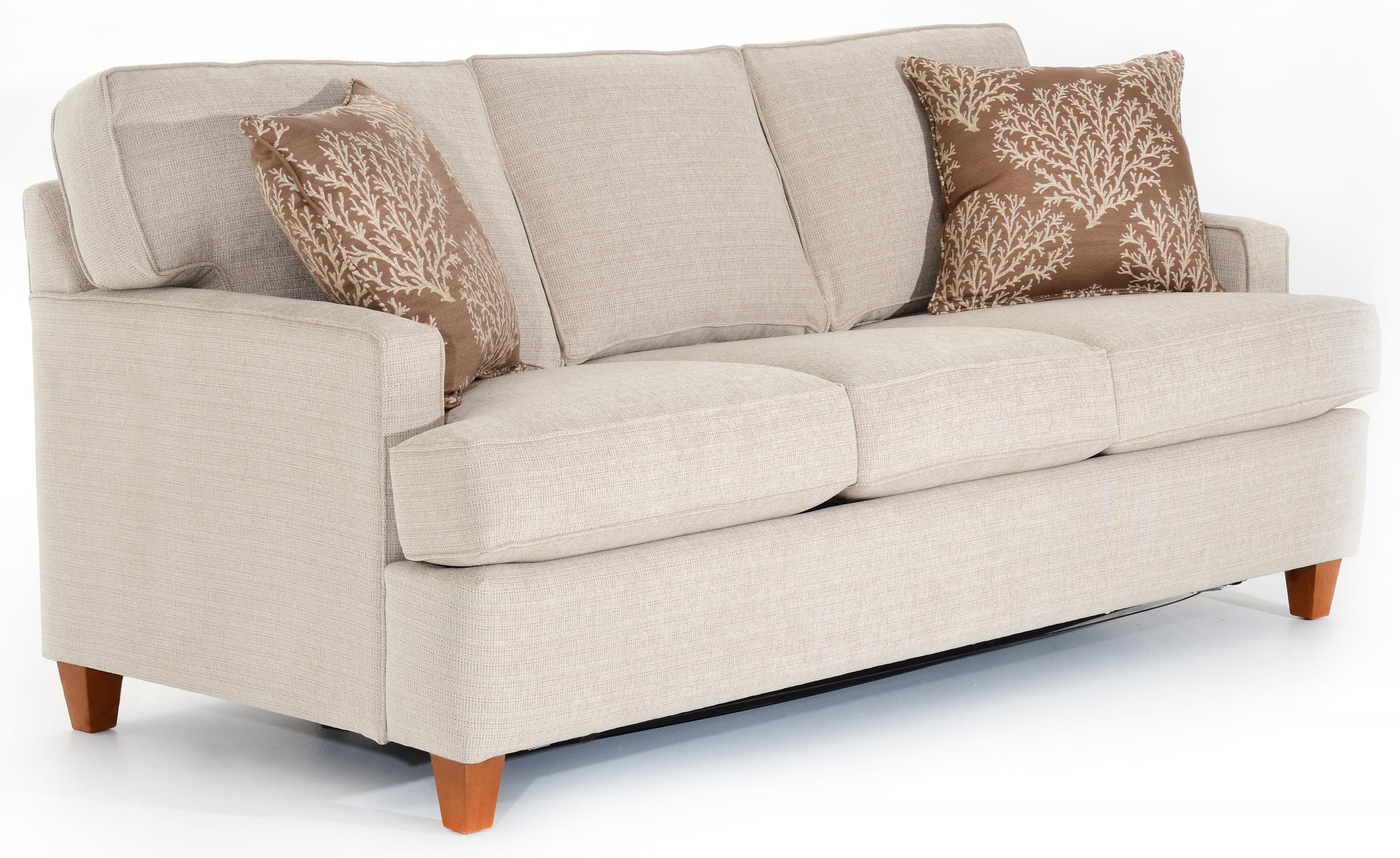 Capris Furniture 162 S162 Contemporary Small Scale Sofa Baer s